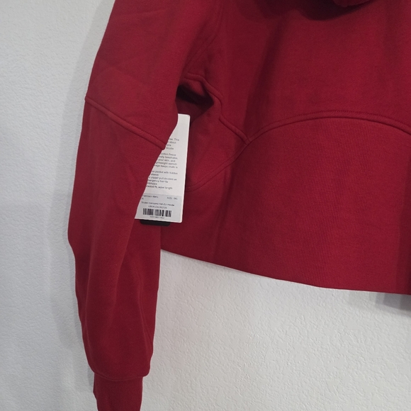 NWT Women's San Francisco 49ers Lululemon Scuba Half-Zip Hoodie Medium/Large Red - Picture 10 of 13